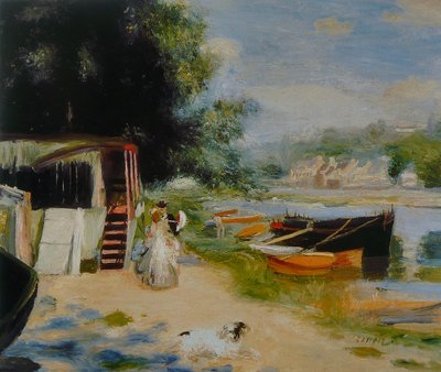 Udsigt over Bougival af Pierre Auguste Renoir